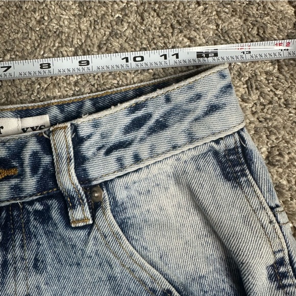 Tiger Mist Adelpha high waist acid wash jeans XXS 24” flare 90’s Y2K high rise - Picture 10 of 13